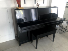piano d'étude noir laqué bon