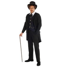 Costume Steampunk Homme Manteau Victorien Déguisement Médiéval Vêtements Carn...