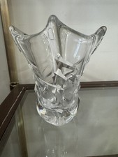 Vase en cristal transparent