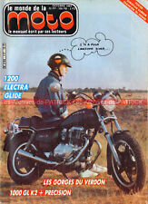 MONDE de la MOTO 117 HONDA GL 1100 DX Gold Wing KAWASAKI Z750 L3 MOTOBECANE L4c