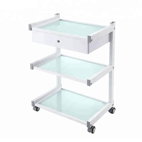Verre salon chariot coiffure - verre,