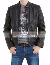 Veste rétro moto motard 100 %