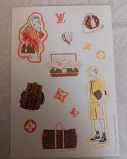 LOUIS VUITTON stickers agenda