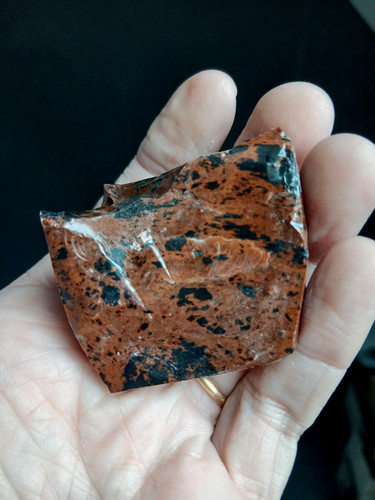 Obsidienne acajou brune - , ou