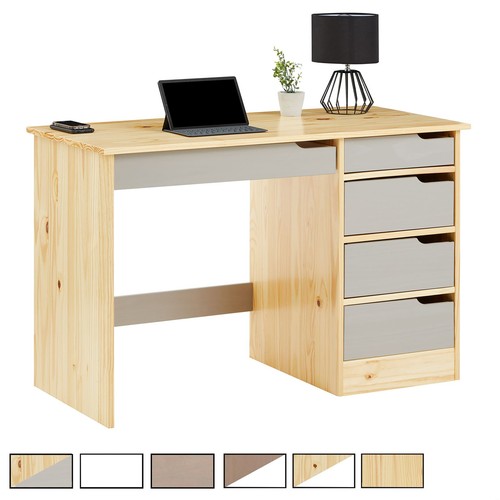 Bureau pin massif hugo - en,