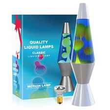 Lampe à Lave 37cm Bleu Foncé