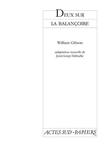 Deux sur balançoire - sur,