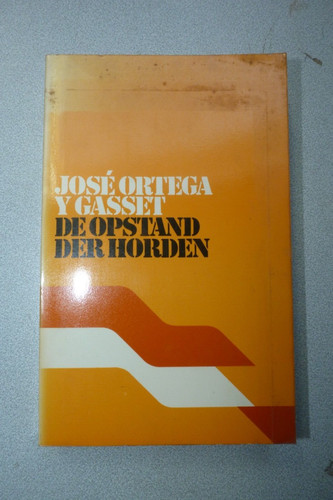 José ortega gasset de - y,