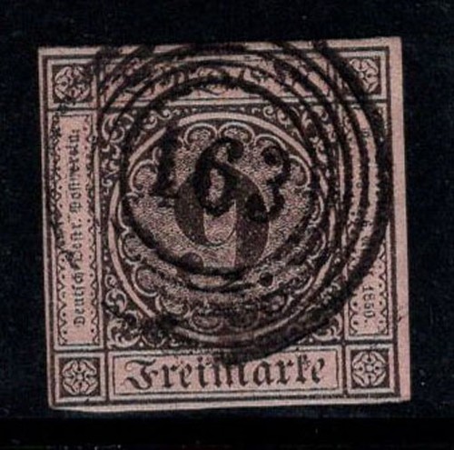 Baden 1851 4 oblitéré - 1851, mi.