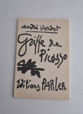 Griffe de Picasso, André Verdet, Parler, Paris, 1958 Avec dédicace auteur