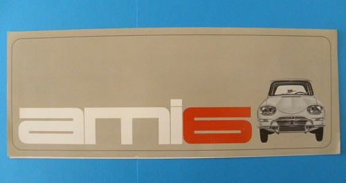 Brochure citroen ami - ami, 6
