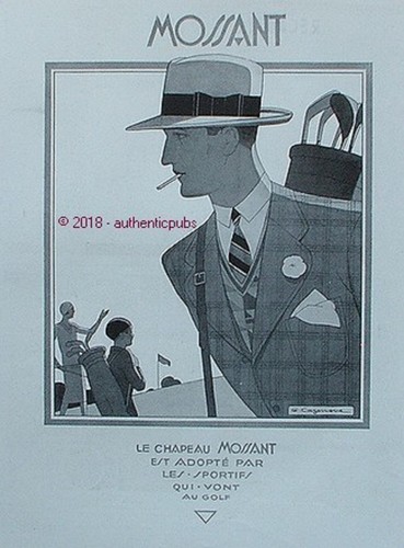 Publicite chapeau mossant - chapeau,
