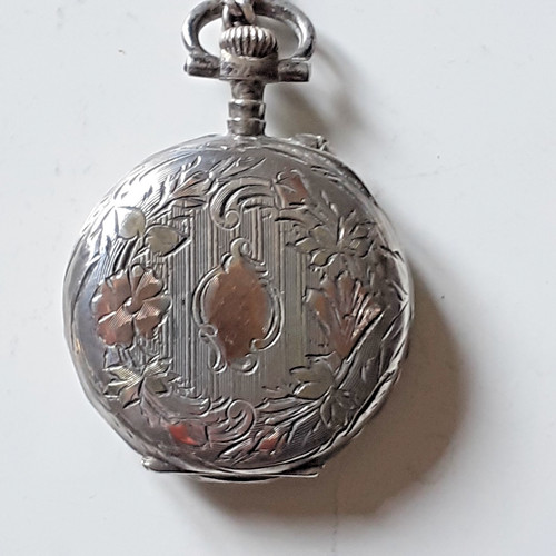 Montre gousset col argent - gousset,