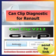 Can Clip Diagnostic V212 Logiciel Réparation. (sur une clef usb )