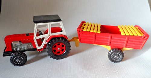 Majorette tracteur remorque - majorette, +tracteur