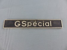 CITROEN GS SPECIAL  insigne emblème logo sigle monogramme hayon coffre aluminium