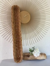 525⚜️ Décoration Grande Panière à Pain de Boulanger en Rotin Osier Long 83 Cm