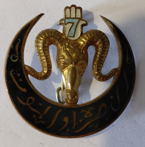 Insigne régiment de - 7°,