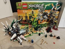 LEGO Ninjago 9450 Le combat des dragons (2012) Complet Figurines Notices Boîte