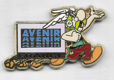 pin's BD astérix Avenir  bleu