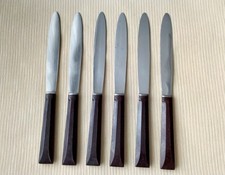 6 Couteaux de table manche en