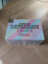 Coffret  collector  6 Verre Coca Cola Mc Donald's  2018