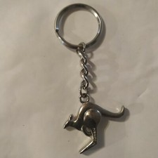 Porte clés clef collector collection Arthus Bertrand kangourou métal argenté 