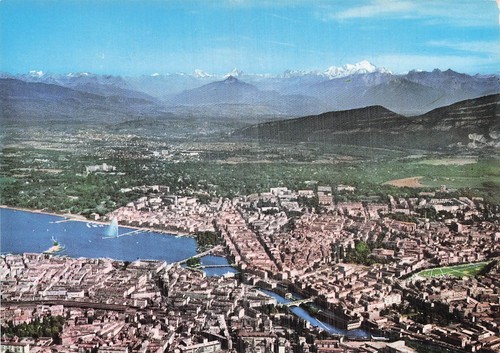 Suisse geneve mont blanc vu - geneve,