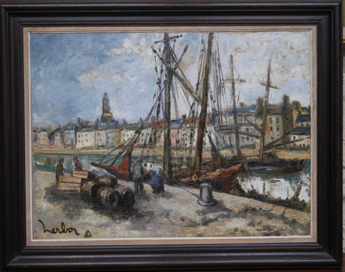 Fernand herbo huile sur - herbo,