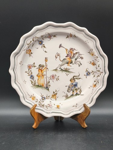 Assiette faïence moustiers - assiette,
