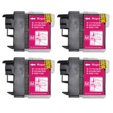 4 Cartouches d'encre Magenta