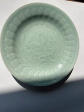 Antique Chinese Longquan Xis Celadon Charger china Plate 28cm 11,02 inch