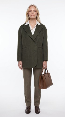 Sandro manteau femme kaki - manteau,