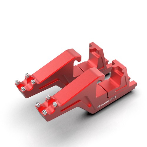 Front passenger footpegs - front,