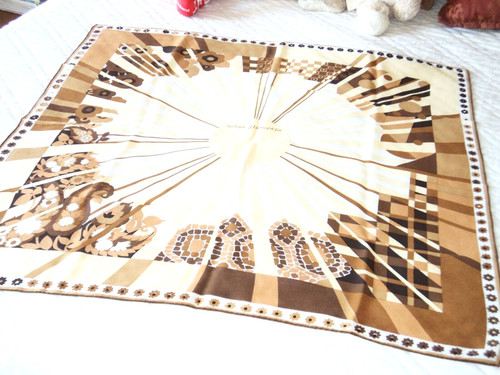 Ancien foulard carré - 🌟,