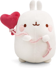 Peluche Blanc Avec Cœur Idée
