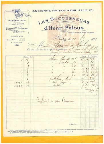 Rodez tissus confection - tissus,