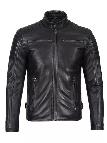 Blouson moto matelassé - blouson, de