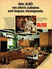 Publicité Advertising 088  1977   cuiusine équipée Alno  Alnotop
