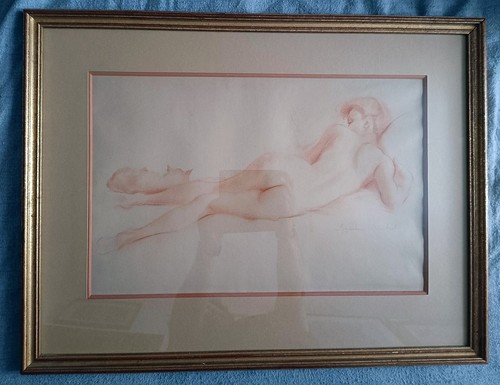 Dessin original sanguine - original,