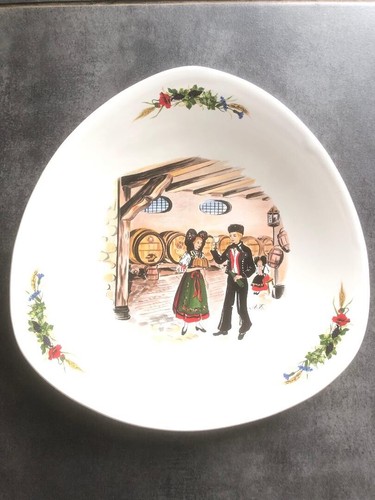Assiette décorative alsace - assiette,