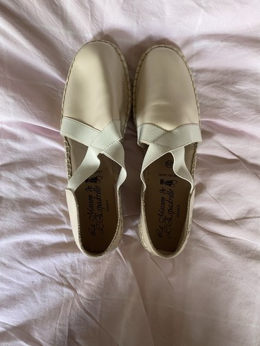 Espadrille cuir cousu - en,