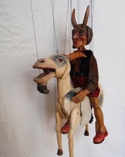 Marionnette diable - poupée originale faite à la main