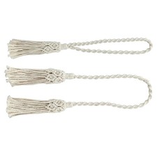 Embrasse de rideau en macramé