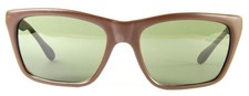 259$ New Vintage Vuarnet 006 Brown Matte Sunglasses PX3000 Mineral Green Lens