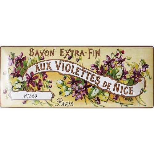 Plaque métal publicitaire