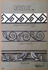 Dessin Original Gouache Art