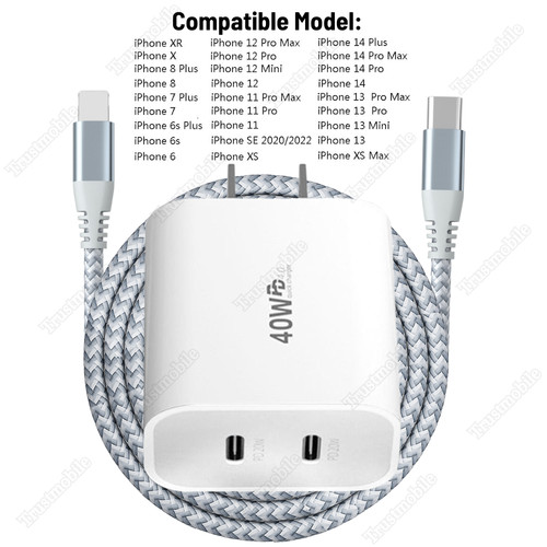 20w usb power adapter cube - usb-c,
