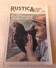 RUSTICA N°22 1949 poule de Bresse  champignons  plancher en béton