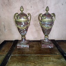 Paire de cassolette garniture